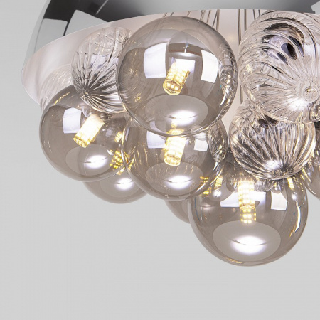 Подвесной светильник со стеклянными плафонами 30178 хром Eurosvet Anait