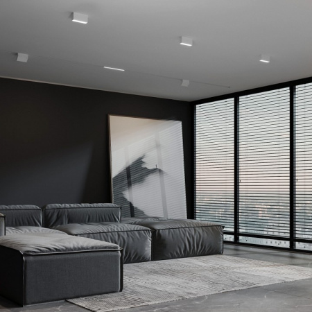 Светильник потолочный светодиодный 10W 4000K белый Block 25109/LED Elektrostandard Block a066995