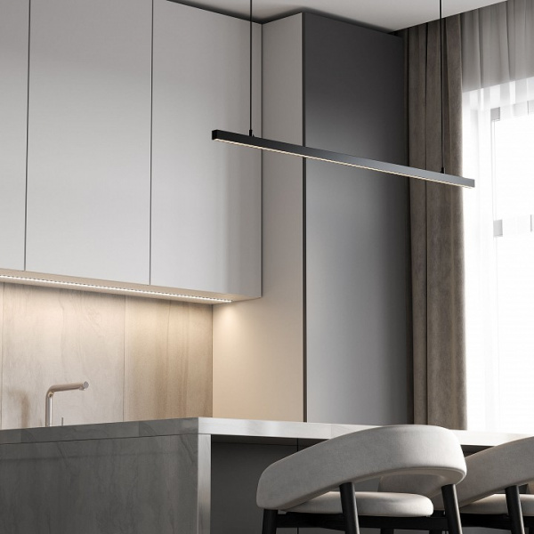 Slim Magnetic Трековый светильник 48W 4000K Vilo (чёрный) 85108/01 Elektrostandard Slim Magnetic a064806