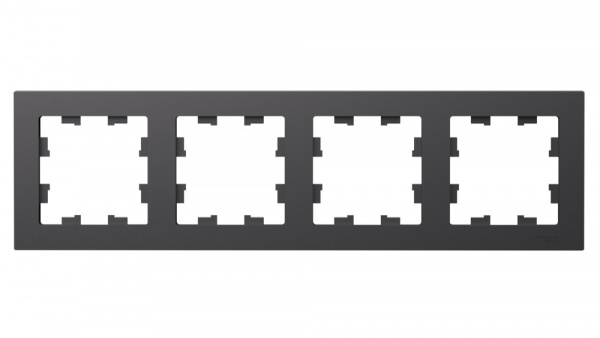 Systeme Electric AtlasDesign Базальт Рамка 4-ая, универсальная