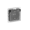 Systeme Electric AtlasDesign Aqua Карбон Розетка с зазем. со шт. с прозрач. крыш, 16А, IP44, мех., быстрозажим. клем.
