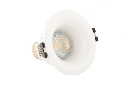 DK3024-WH Встраиваемый светильник, IP 20, 10 Вт, GU5.3, LED, белый, пластик