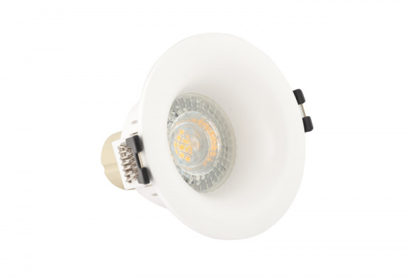 DK3024-WH Встраиваемый светильник, IP 20, 10 Вт, GU5.3, LED, белый, пластик