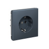 Systeme Electric ArtGallery Грифель Розетка с заземлением со шторками, 16А, механизм, быстрозажим. клем.