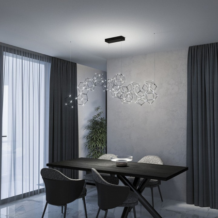 Подвесной светильник 90168/14 черный жемчуг Eurosvet Uma