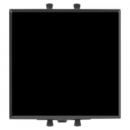 DKC Avanti Черный квадрат Переключатель 16A 2 модуля