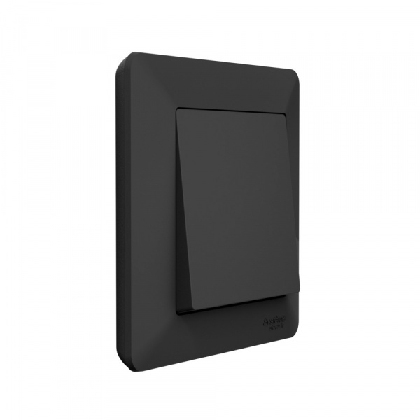 Systeme Electric AtlasDesign Air Карбон/дымчатый черный Рамка 1-ая