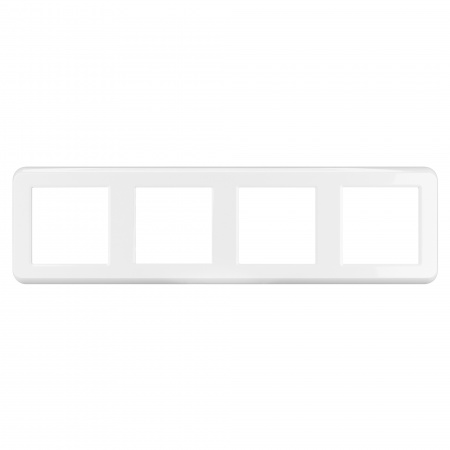 Рамка пластиковая FRM-VERSA-PL-4-WH (Arlight, -)
