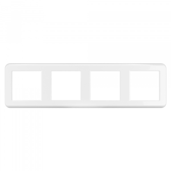 Рамка пластиковая FRM-VERSA-PL-4-WH (Arlight, -)