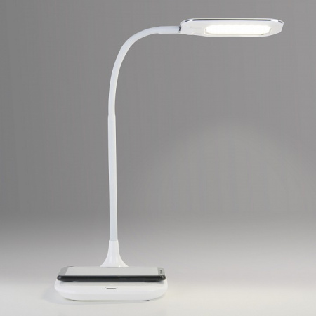 Светодиодная настольная лампа с беспроводной зарядкой 80419/1 белый Eurosvet Effi