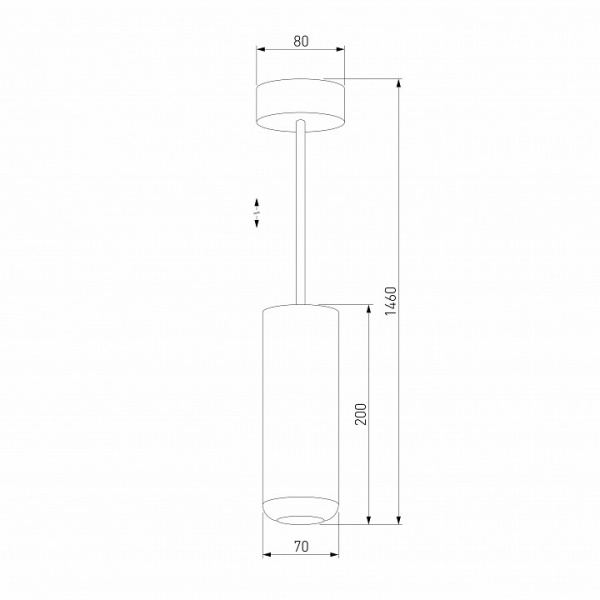 Подвесной светодиодный светильник Onde 10W 4000K белый 50250 LED Elektrostandard Onde a064205