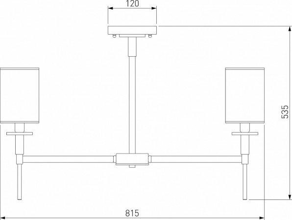 Классическая потолочная люстра 60132/8 латунь Eurosvet Brielle