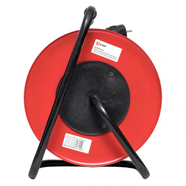 EKF PROxima Удлинитель на катушке "Гефест 2.0" 4 гнезда 30м с заземлением и предохранителем КГ 3*2,5 16А/3,5кВт IP44