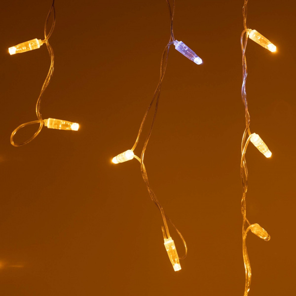 Arlight Светодиодная гирлянда ARD-EDGE-CLASSIC-2400x600-CLEAR-88LED-FLASH Yellow (230V, 6W) (Ardecoled, IP65)