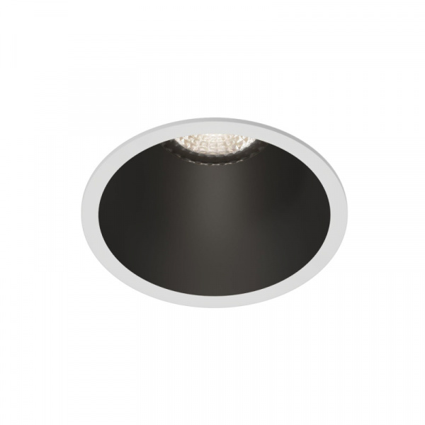 DK3026-WB Встраиваемый светильник, IP 20, 10 Вт, GU5.3, LED, белый/черный, пластик