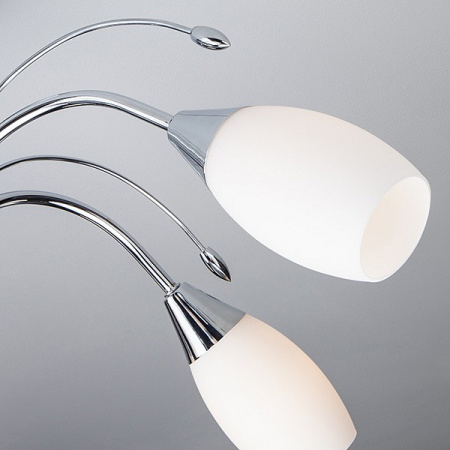 Потолочная люстра с плафонами 22080/6 хром Eurosvet Ginevra