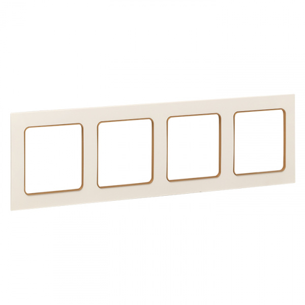 EKF PROxima Стокгольм Белый Линия шампань Рамка 4-ая