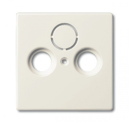 ABB BJE Axcent(solo/future) Chalet-белый Накладка TV-R-SAT розетки