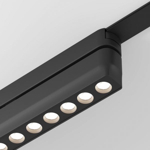 DK5368-BK Светильник для трека Air, серия Grill 2700-6500 со светодиодом, L230*W26*H60мм, 48V DC, 12W, RA?90, 36°, 2700-6500K, IP20, черный, алюминий