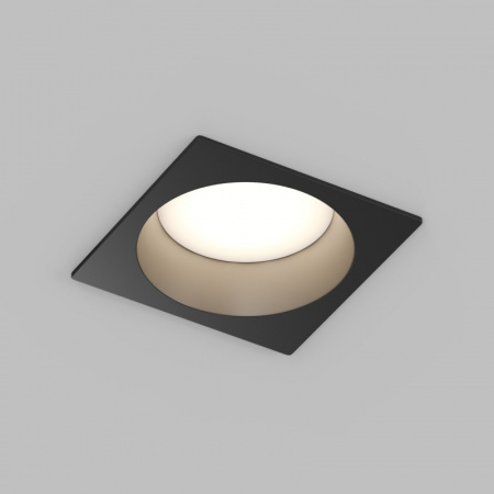 Встраиваемый влагозащищенный светильник DEEP, IP65, 15 Вт, GU5.3, LED, черный, пластик