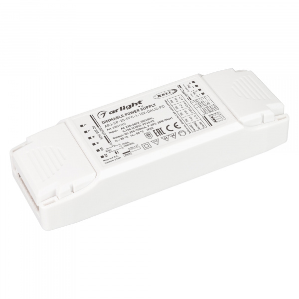 Драйвер Arlight ARJ-SP-20-PFC-1-10V-Dali2-PD 9-60V 20W IP20 0,25-0,7A 025111(1)