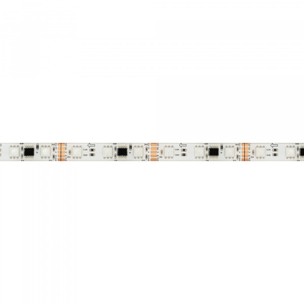 Arlight Лента герметичная DMX-SE-B60-10mm 12V RGB-PX3 (14 W/m, IP65, 5060, 5m) (бегущий огонь)