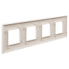 DKC Avanti Ванильная дымка Рамка 8 модулей