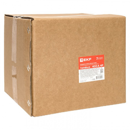 EKF TwinBlock Рубильник 400A 4P реверсивный без рукоятки управления