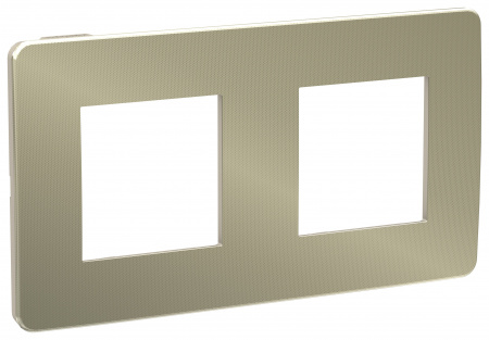 SE Unica Studio Бронза/Бежевая Рамка 2-ная