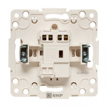 EKF PROxima Стокгольм Белый Выключатель 1-кл, 10А, винт.клеммы