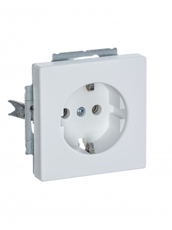 ABB BJE Solo/Future Белый бархат Розетка с/з