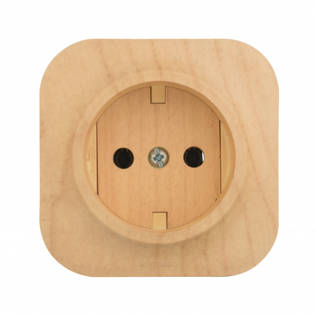 Legrand Quteo Сосна Розетка б/з