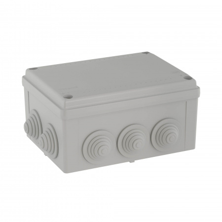 DKC Коробка ответвит. с 10 кабельными вводами д.25мм, IP55, 150х110х70мм