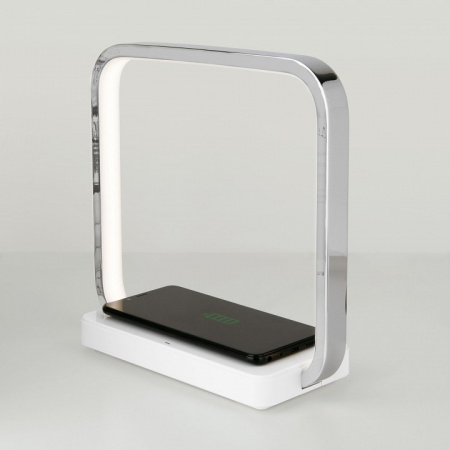 Светодиодная настольная лампа 80502/1 хром Eurosvet Frame