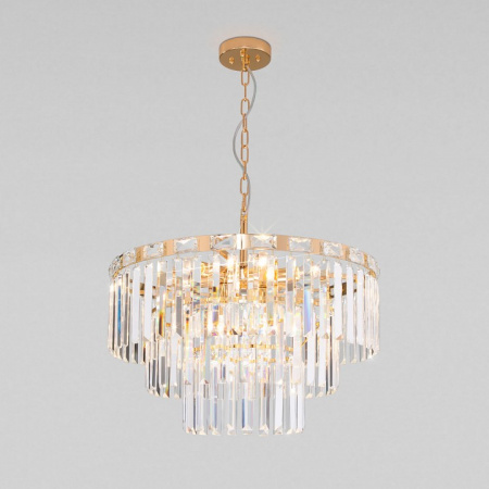 Подвесная люстра 10130/8 золото Eurosvet Elegante
