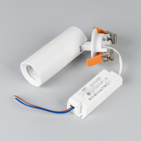 Arlight Светильник LGD-ARTEMIS-BUILT-FLAP-R55-12W Warm3000 (WH, 8-80 deg, 230V)