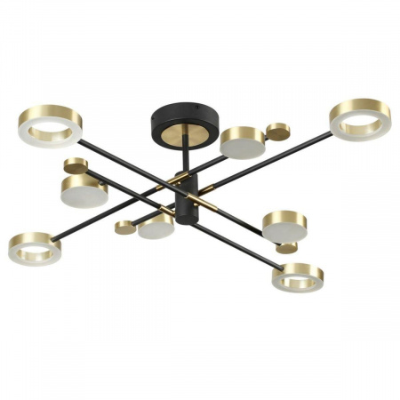 Потолочная светодиодная люстра Odeon Light Midcent Denzel 4321/63CL Потолочная светодиодная люстра Odeon Light Midcent Denzel 4321/63CL