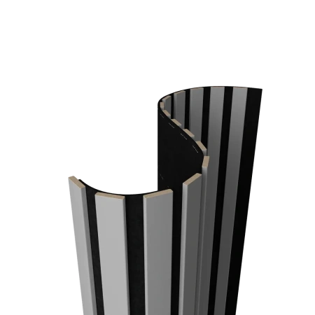 Акустическая панель FLEX Темно-серый 2750×600 мм рейка 40х6 мм