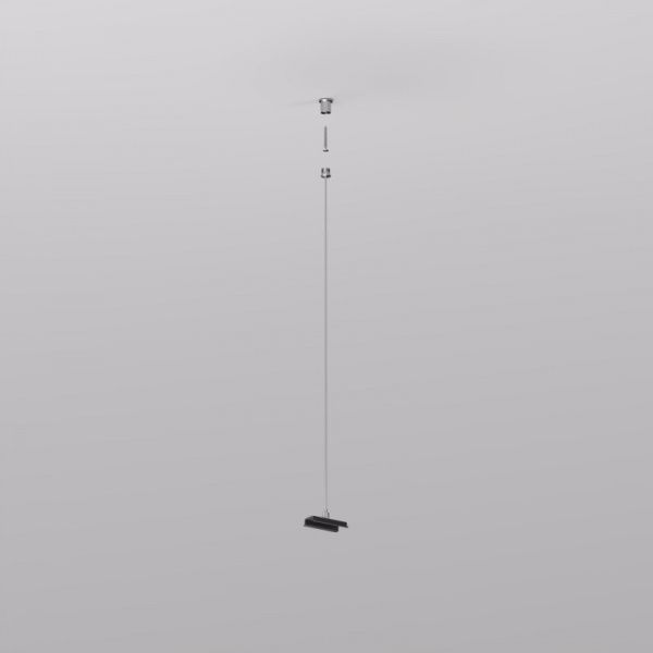 TR2126-BK Механический подвес для трека SMART BASE, IP20, 1.5м, черный, алюминий