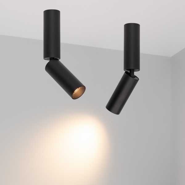 Светильник SP-NUANCE-SURFACE-FLAP-R35-7W Warm3000 (BK, 36 deg, 230V) (Arlight, IP40 Металл, 5 лет)