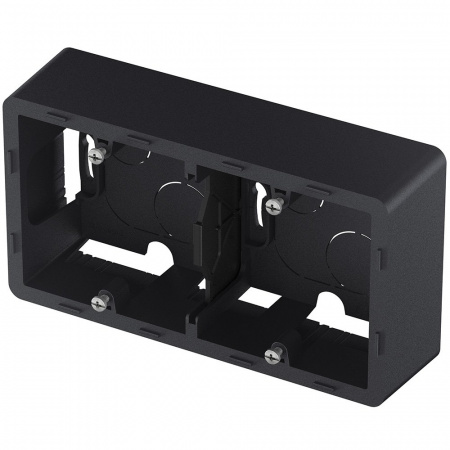 Legrand INSPIRIA Антрацит Коробка накладного монтажа - 2 поста