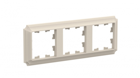 Systeme Electric AtlasDesign Antique Бежевый Рамка 3-ая, универсальная
