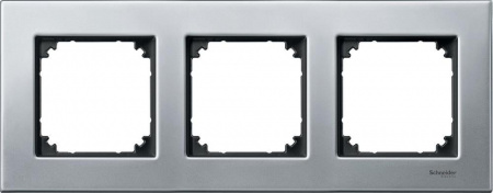 SE Merten SM M-Elegance Платина серебро Рамка 3-ая