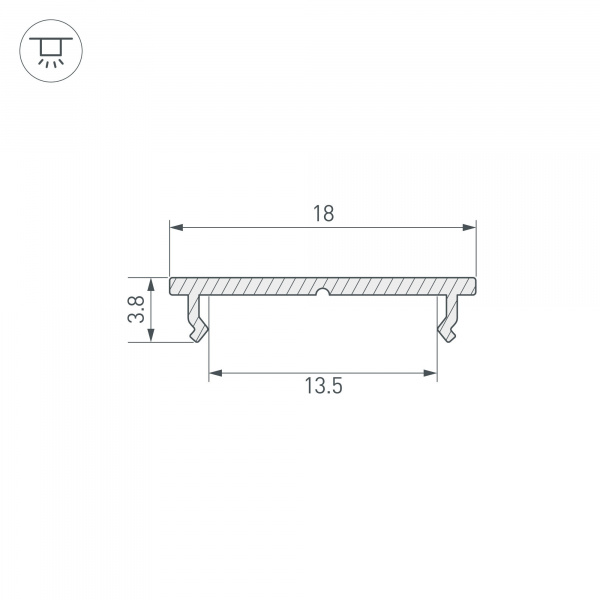 Arlight Профиль TOP-FIX-2000 (Алюминий)
