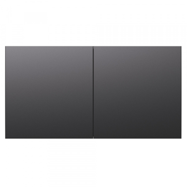 Systeme Electric AtlasDesign Базальт Розетка двойная с/з со штор.со сдвиж. крышк, 16А, в сборе