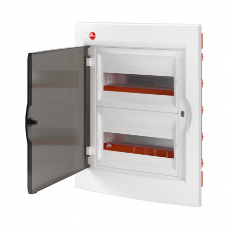 DKC Щиток встраив.с двер.24мод.,IP41,бел.,с усил. клем.блок. 2х87308