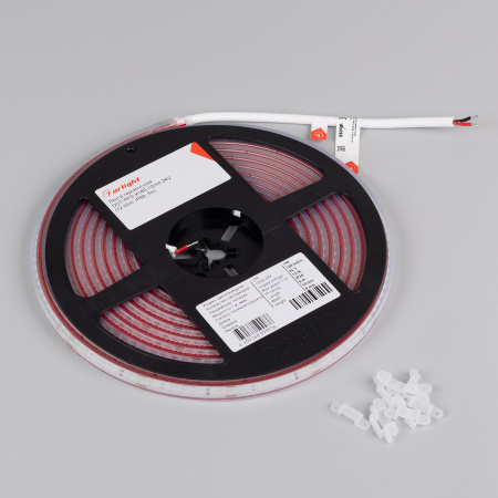 Arlight Лента герметичная DOT-PFS-X160-10mm 24V Warm2700 (12 W/m, IP68, 5m) (5 лет)