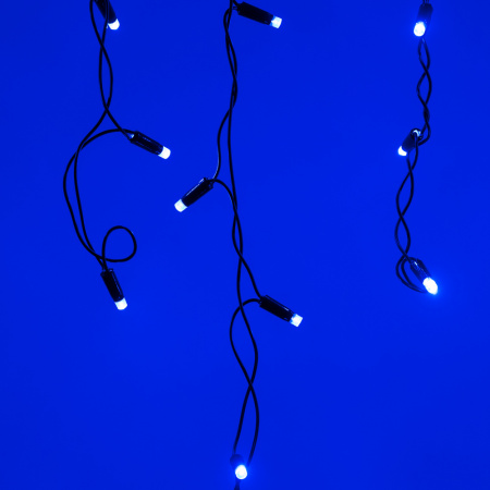 Arlight Светодиодная гирлянда ARD-EDGE-CLASSIC-2400x600-BLACK-88LED-STD BLUE (230V, 6W) (Ardecoled, IP65)