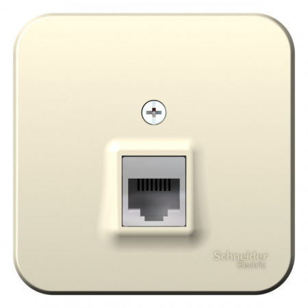 SE Blanca наруж Молочная Розетка ТЛФ RJ11 изолир. пластина