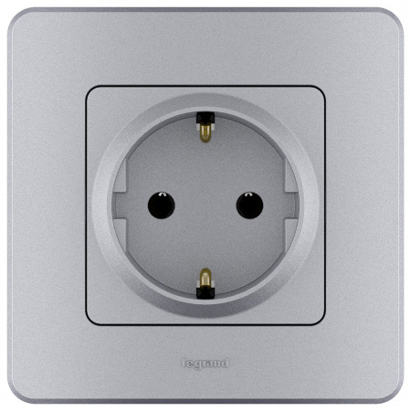 Legrand INSPIRIA Алюминий Рамка - 1 пост